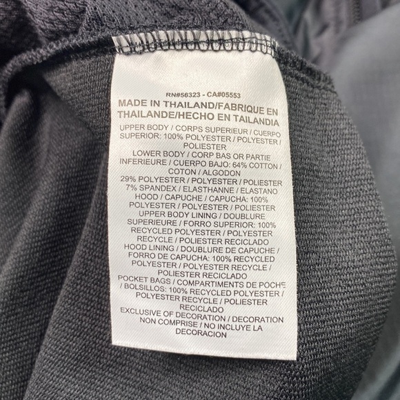 Nike Dri Fit Black Full Zip Hooded Running Jacket Size Small Men's - Picture 8 of 9